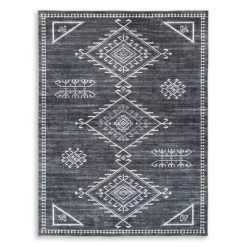 Arloman Black 5x8 Rug