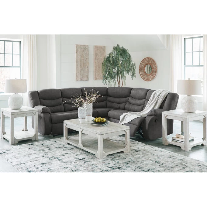 Partymate Slate 2 Piece Reclining Sectional 4 Partymate Slate 2 Piece Reclining Sectional - Image 2