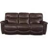James Walnut Leather Reclining Sofa 1 James Walnut Leather Reclining Sofa -furniture QK1081503 LAZY PRI OL