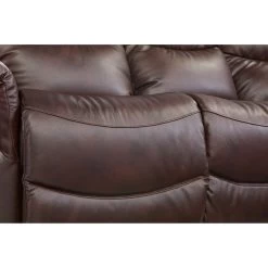 James Walnut Leather Tri-Power Reclining Sofa 7 James Walnut Leather Tri-Power Reclining Sofa -furniture QK1081509 LAZY IS1 OL