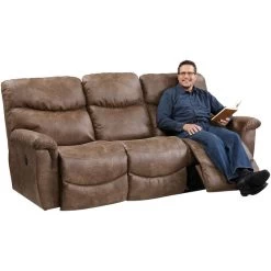 James Silt Reclining Sofa -furniture QK1081521 LAZY MOD OL