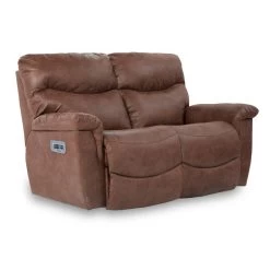 James Silt Tri-Power Reclining Loveseat