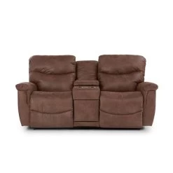James Silt Tri-Power Reclining Console Loveseat