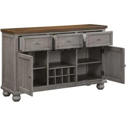 Carolina Gray Server -furniture QK1081629 TOPL OPN OL