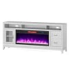 Bayshore White 76 Inch Fireplace Console -furniture QK1082109 APAM PRI OL