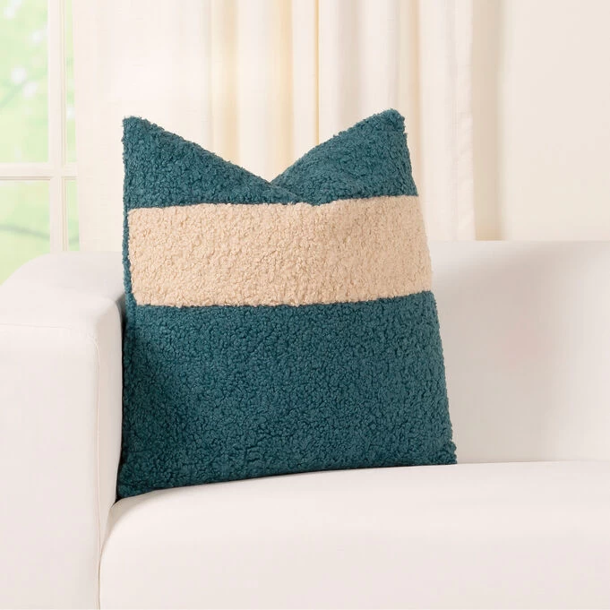 Tiffany Aegean Stripe Boucle Pillow 4 Tiffany Aegean Stripe Boucle Pillow - Image 2