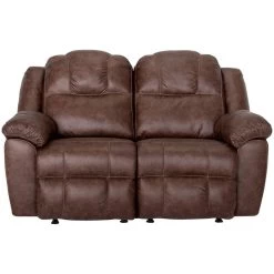 Rufford Walnut Power Rocker Reclining Loveseat