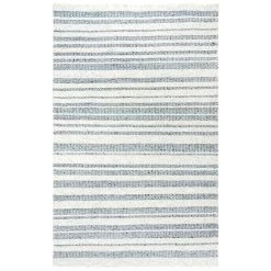 Capri Light Gray 5x8 Stripe Rug