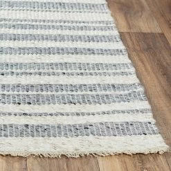 Capri Light Gray 5x8 Stripe Rug -furniture QK1082704 HOMT SW2 SW