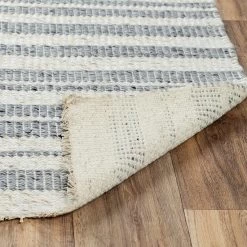 Capri Light Gray 5x8 Stripe Rug -furniture QK1082704 HOMT SW3 SW