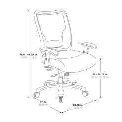 Space Black Desk Chair 10 Space Black Desk Chair -furniture QK1082714 OSPR MOD OL