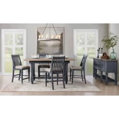 Legacy Essex Graphite Counter Dining Table -furniture QK1082764 LEGA LF2 RM