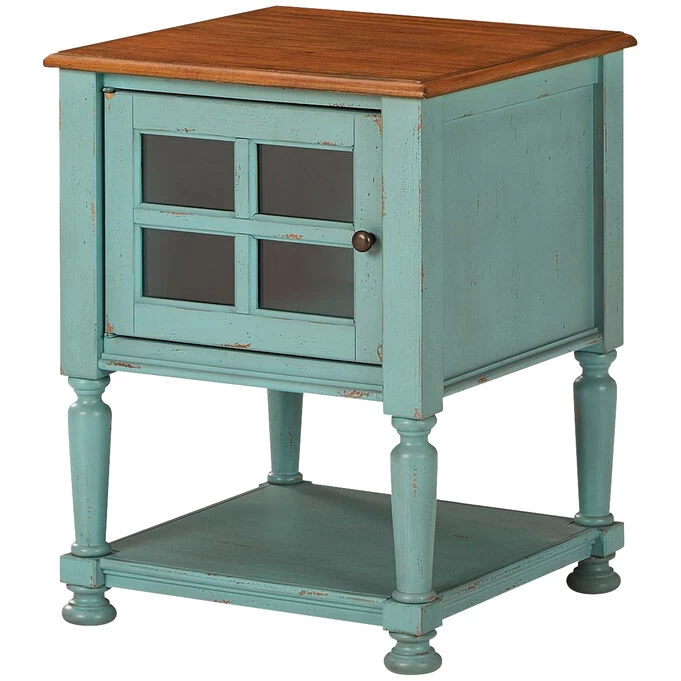 Mirimyn Teal Accent Cabinet 4 Mirimyn Teal Accent Cabinet - Image 2