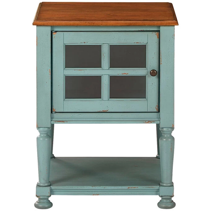 Mirimyn Teal Accent Cabinet 3 Mirimyn Teal Accent Cabinet