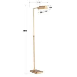 Chester Warm Gold Floor Lamp -furniture QK1082969 PCLC IS4 OL