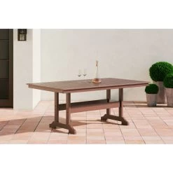 Emmeline Brown Rectangular Dining Table -furniture QK1083310 ASHL LF1 RM