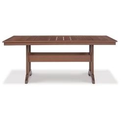 Emmeline Brown Rectangular Dining Table