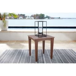 Emmeline Brown Square End Table -furniture QK1083312 ASHL LF1 RM