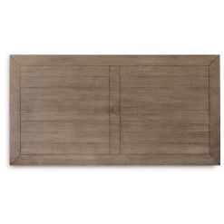 Beach Front Beige Rectangular Dining Table -furniture QK1083314 ASHL TOP OL