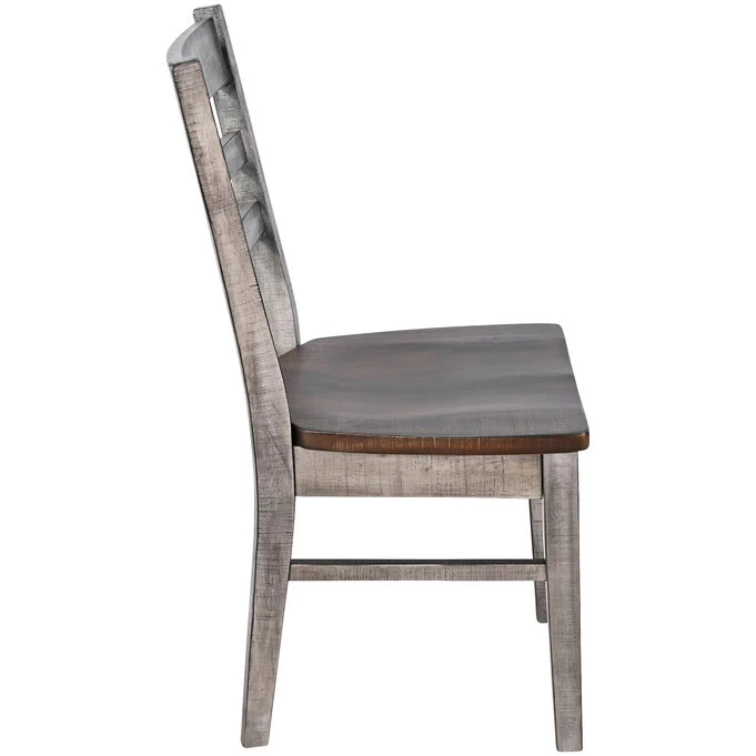 Homestead Hills Alpine Gray Side Chair 4 Homestead Hills Alpine Gray Side Chair - Image 2