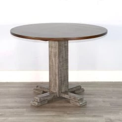 Homestead Hills Alpine Gray Drop Leaf Table -furniture QK1084416 SUNN LF1 RM