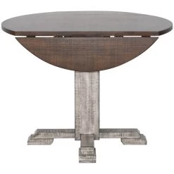 Homestead Hills Alpine Gray Drop Leaf Table