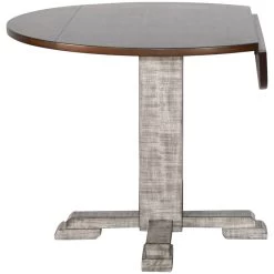 Homestead Hills Alpine Gray Drop Leaf Table -furniture QK1084416 SUNN SID OL