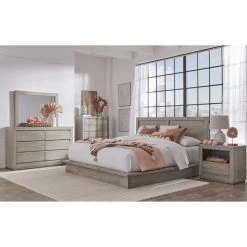 Palisades Stone Queen 4 Piece Room Group