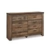 Trinell Rustic Plank Dresser