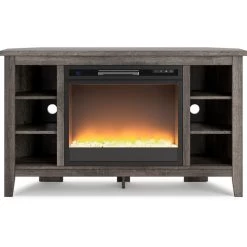 Arlenbry Gray 48 Inch Electric Fireplace Corner Console