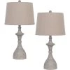 Acoma Set Of 2 Whitewash Table Lamps -furniture QK1084717 CALG PRI OL