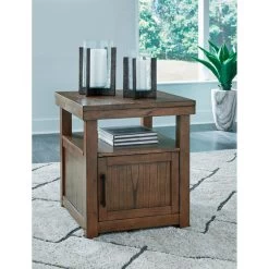 Boardernest Brown End Table -furniture QK1084719 ASHL LF1 RM