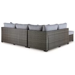Petal Road Gray 4 Piece Sectional -furniture QK1085370 ASHL BCK OL