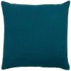 Woven Teal Down Filled Pillow
