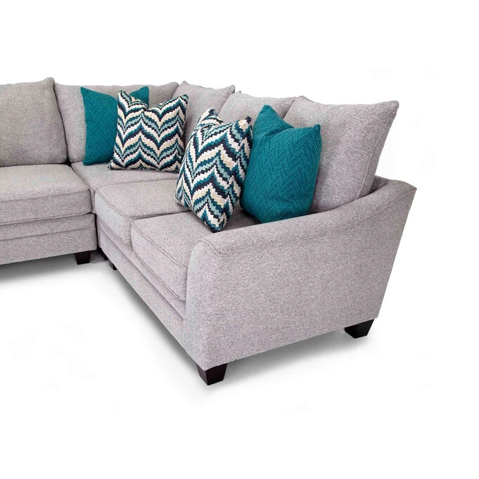 Franklin Knox Gray 4 Piece Sectional 10 Franklin Knox Gray 4 Piece Sectional - Image 8