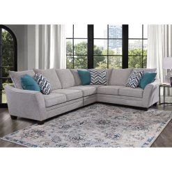 Franklin Knox Gray 4 Piece Sectional 19 Franklin Knox Gray 4 Piece Sectional -furniture QK1087040 FKLN LF1 RM