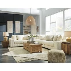 Lindyn Ivory 5 Pc Sectional -furniture QK1088047 ASHL LF1 RM