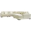 Lindyn Ivory 5 Pc Right Chaise Sectional -furniture QK1088048 ASHL PRI OL