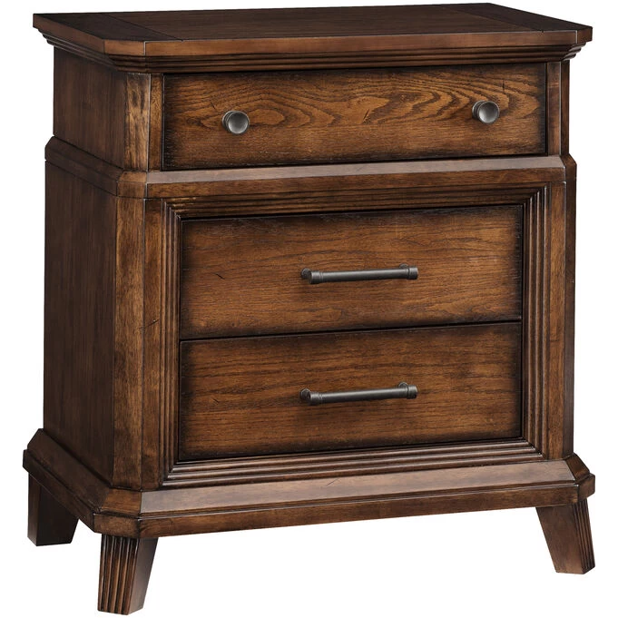 Acorn Hill Brown Nightstand 3 Acorn Hill Brown Nightstand