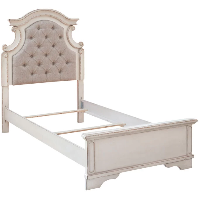 Realyn White Twin Bed 4 Realyn White Twin Bed - Image 2