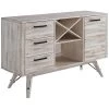 Modern Rustic Weathered White Server -furniture QK987978 INTC AFL OL