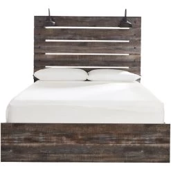 Drystan Brown Queen Panel Bed
