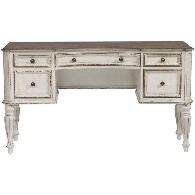 Magnolia Manor Antique White Vanity Desk 3 Magnolia Manor Antique White Vanity Desk
